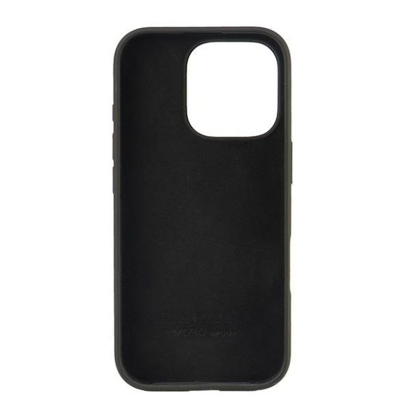 Audi Silicone Case iPhone 16 Pro (AU-LSRIP16P-Q3/D1-BK) hátlap, tok, fekete