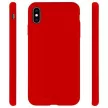 Mercury Goospery Silicone Samsung Galaxy S22 hátlap, tok, piros