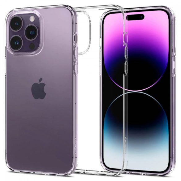 Spigen Liquid Crystal Clear iPhone 14 Pro Max hátlap, tok, átlátszó