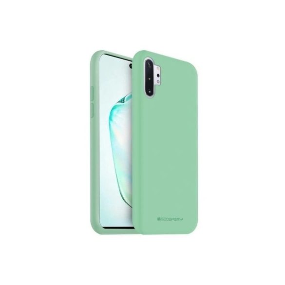 Mercury Goospery Soft Jelly Case Samsung Galaxy Note 10 Plus hátlap, tok, menta zöld