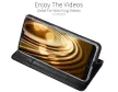 Dux Ducis Skin Pro  Huawei P Smart (2020) oldalra nyíló tok, fekete
