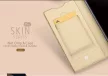 Dux Ducis Skin Pro  Huawei P Smart (2020) oldalra nyíló tok, arany