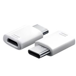  Samsung EE-GN930 USB-C/Micro-USB gyári átalakító adapter, (doboz nélküli), fehér