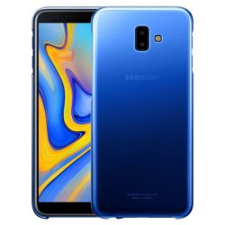   Samsung gyári Gradation Clear Cover Samsung Galaxy J6 Plus (EF-AJ610CLE) hátlap, tok, kék