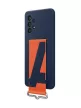 Samsung gyári Silicone Cover Strap Samsung Galaxy A53 5G (EF-GA536TNE) hátlap, tok, pánttal, kék
