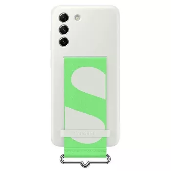   Samsung EF-GG990TW Samsung Galaxy S21 Silicone cover with Strap hátlap, tok, fehér