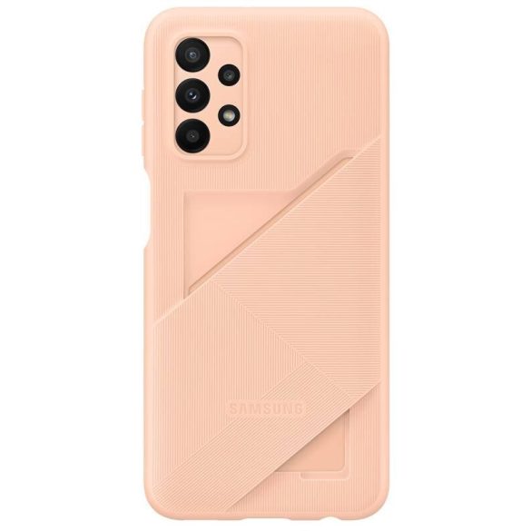 Samsung gyári Card Slot Cover Samsung Galaxy A23 5G (EF-OA235TPE) kártyatartós hátlap, tok, barack