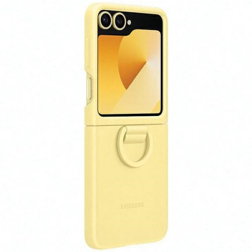 Samsung EF-PF741TYEGWW Z Flip 6 F741 szilikon tok gyűrűvel, sárga