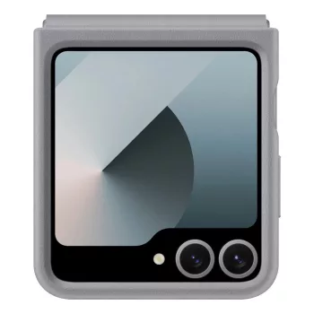   Samsung EF-VF741PJEGWW Z Flip 6 F741 pattintós ECO-bőr tok, szürke