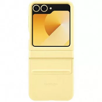   Samsung EF-VF741PYEGWW Z Flip 6 F741 pattintós ECO-bőr tok, sárga
