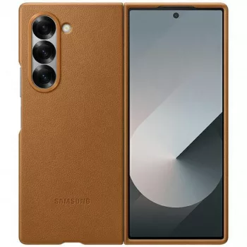   Samsung EF-VF956PAEGWW Z Fold 6 F956 pattintós ECO-bőr tok, barna