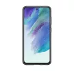 Samsung gyári Clear Strap Cover Samsung Galaxy S21 FE (EF-XG990CBE) hátlap pánttal, tok, szürke