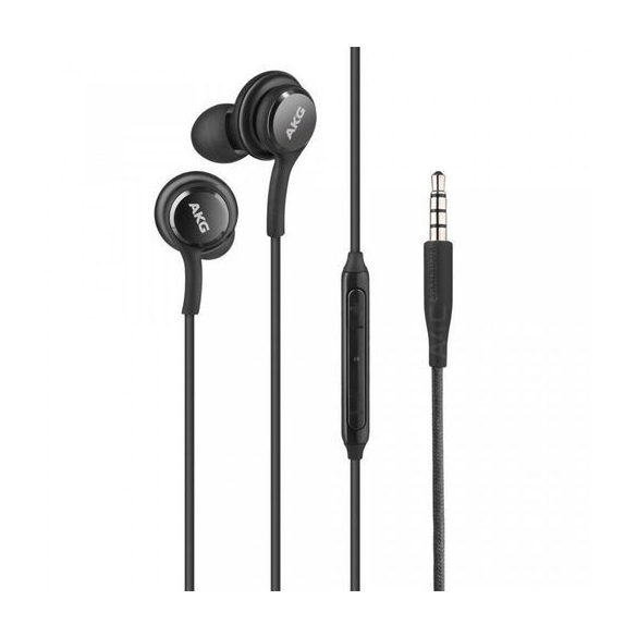 Samsung Galaxy AKG EO-IG955BSE gyári vezetékes headset, fülhallgató, 3,5mm jack, (doboz nélküli), fekete