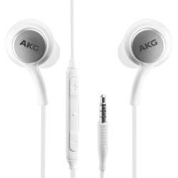   Samsung Galaxy AKG EO-IG955BWE gyári vezetékes headset, fülhallgató, 3,5mm jack, (doboz nélküli), fehér