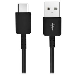   Samsung EP-DW700CBE USB-A/USB-C gyári adat és töltőkábel, 1.5m, (doboz nélküli), fekete