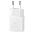 Samsung EP-T1510EBE USB-C gyári hálózati töltő, gyorstöltő adapter, 15W, (doboz nélküli), fehér