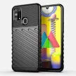 Armored Thunder Huawei P Smart (2021)/Y7A ütésálló hátlap, tok, fekete