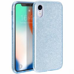 Glitter Case Samsung Galaxy J6 (2018) hátlap, tok, kék