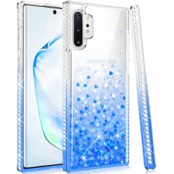 Diamond Liquid Samsung Galaxy A41 hátlap, tok, kék