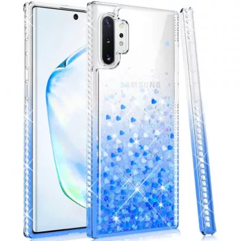 Diamond Liquid Huawei P40 Lite hátlap, tok, kék