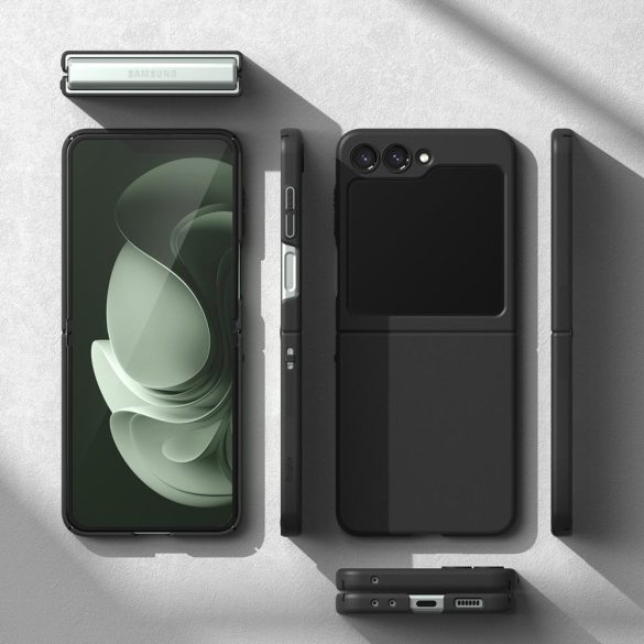 Ringke Slim Samsung Galaxy Z Flip 5 hátlap, tok, fekete