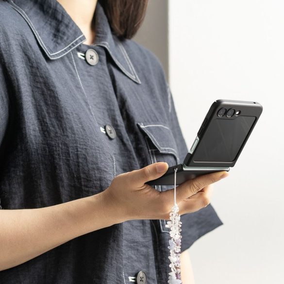 Ringke Slim Samsung Galaxy Z Flip 5 hátlap, tok, fekete