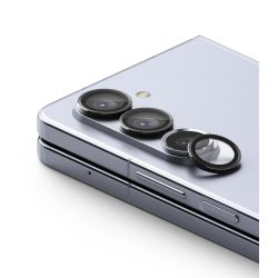   Ringke Samsung Galaxy Z Fold 5 kameravédő üvegfólia (tempered glass) 9H keménységű, fekete