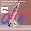 Infiland Crystal Case iPad Air 4 10.9" (2020) oldalra nyíló tok, rózsaszín