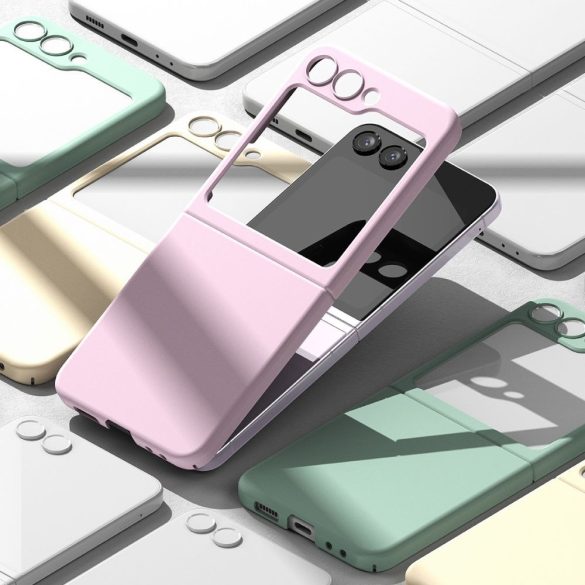 Ringke Slim Samsung Galaxy Z Flip 5 hátlap, tok, rózsaszín