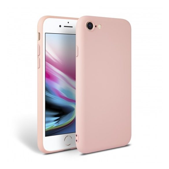 Tech-Protect Icon iPhone 7/8/SE (2020) szilikon hátlap, tok, rózsaszín