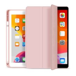   Tech-Protect Smartcase Pen iPad 10.2 (2019/2020) oldalra nyíló okos tok, rózsaszín