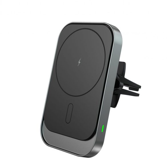 Tech-Protect CW19 Vent Car Mount Magsafe kompatibilis autós telefon tartó és töltő szellőzőrácsra, fekete