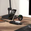 Tech-Protect A12 3in1 Magnetic Wireless MagSafe kompatibilis vezeték nélküli töltőállomás , fekete