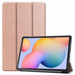   Tech-Protect Smartcase Samsung Galaxy Tab S6 Lite 10.4" P610/P615 (2020) oldalra nyíló okos tok, rozé arany