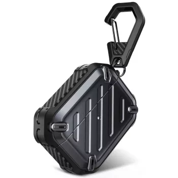   Supcase Unicorn Beetle Apple AirPods Pro 1/2 ütésálló tok, fekete