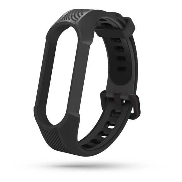 Tech-Protect Armour Xiaomi Mi Smart Band 5/6/6 NFC szilikon szíj, fekete