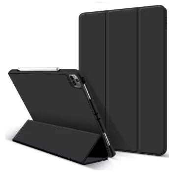   Tech-Protect Smartcase Pen iPad Pro 11" (2021) oldalra nyíló smart tok, fekete
