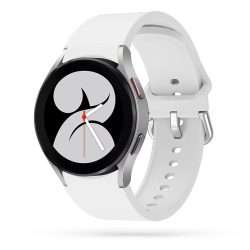   Tech-Protect Iconband Samsung Galaxy Watch 4 40/42/44/46mm szilikon óraszíj, fehér
