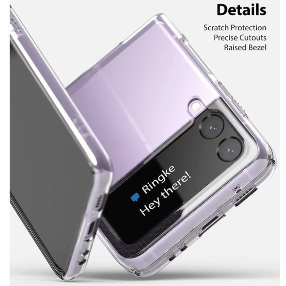 Ringke Slim Samsung Galaxy Z Flip 3 hátlap, tok, átlátszó