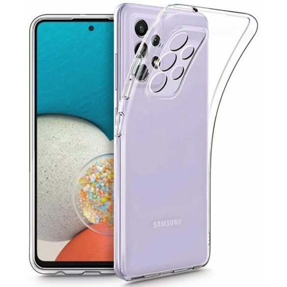 Tech-Protect Flexair Samsung Galaxy A53 5G szilikon hátlap, tok, átlátszó