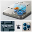 Spigen Optik TR EZ Fit iPhone 14 Pro/14 Pro Max/15 Pro/15 Pro Max 2db lencsevédő üvegfólia, fekete