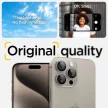 Spigen Optik TR EZ Fit iPhone 14 Pro/14 Pro Max/15 Pro/15 Pro Max 2db lencsevédő üvegfólia, fekete