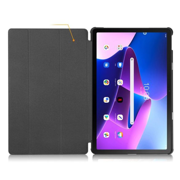 Tech-Protect Smartcase "Happy Elephant" Lenovo Tab M10 Plus 10.6 3rd Gen TB-125/TB-128 oldalra nyíló smart tok, mintás