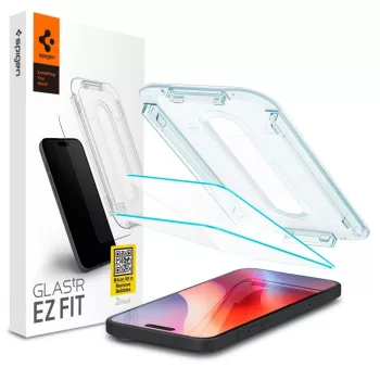   Spigen Glas.TR iPhone 16 Pro Max "EZ FIT" edzett üvegfólia, 2 db, átlátszó