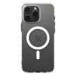 Spigen Ultra Hybrid MAG iPhone 16 Pro MagSafe hátlap, tok, átlátszó-fehér