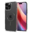 Spigen Ultra Hybrid MAG iPhone 16 Pro MagSafe hátlap, tok, átlátszó-fekete
