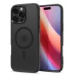 Spigen Ultra Hybrid MAG iPhone 16 Pro MagSafe hátlap, tok, átlátszó-fekete