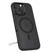 Spigen Ultra Hybrid MAG iPhone 16 Pro MagSafe hátlap, tok, átlátszó-fekete