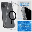 Spigen Ultra Hybrid MAG iPhone 16 MagSafe hátlap, tok, átlátszó-fekete