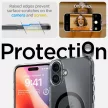 Spigen Ultra Hybrid MAG iPhone 16 MagSafe hátlap, tok, átlátszó-fekete